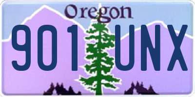 OR license plate 901UNX
