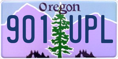 OR license plate 901UPL