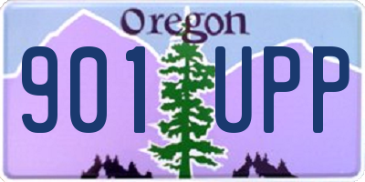 OR license plate 901UPP