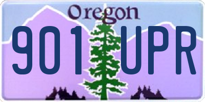 OR license plate 901UPR