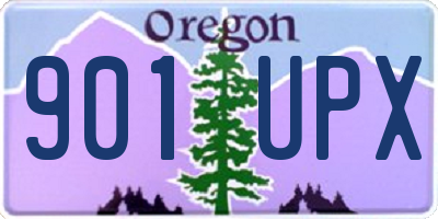 OR license plate 901UPX