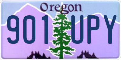 OR license plate 901UPY