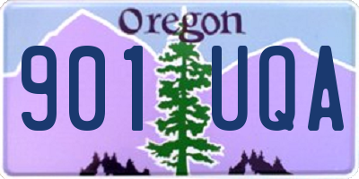 OR license plate 901UQA