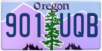 OR license plate 901UQB