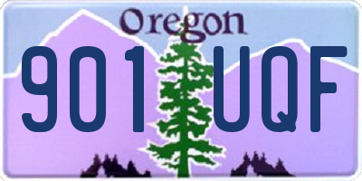 OR license plate 901UQF
