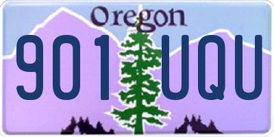 OR license plate 901UQU