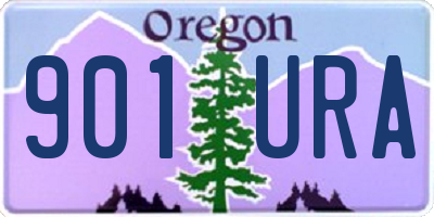 OR license plate 901URA