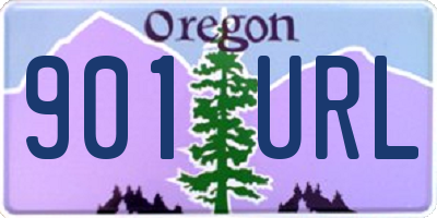 OR license plate 901URL