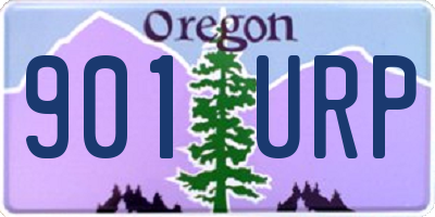 OR license plate 901URP