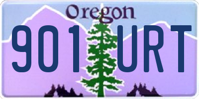 OR license plate 901URT