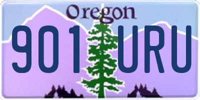 OR license plate 901URU