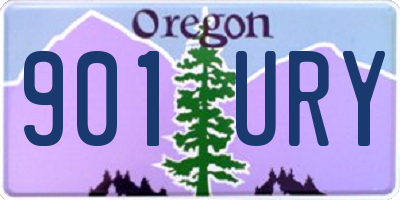 OR license plate 901URY