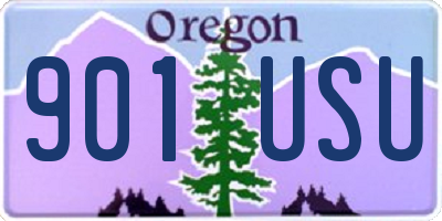 OR license plate 901USU