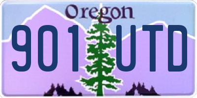 OR license plate 901UTD
