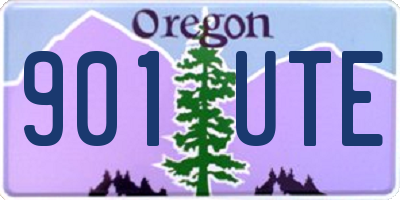 OR license plate 901UTE