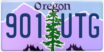 OR license plate 901UTG