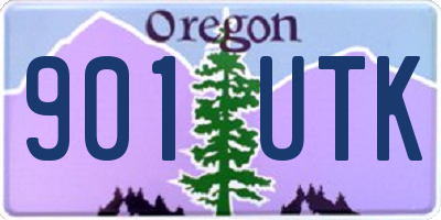 OR license plate 901UTK