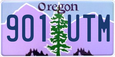 OR license plate 901UTM