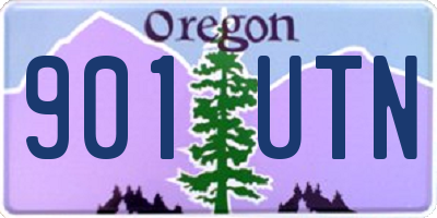OR license plate 901UTN