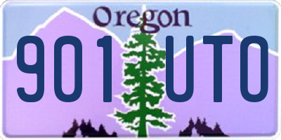 OR license plate 901UTO