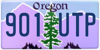 OR license plate 901UTP