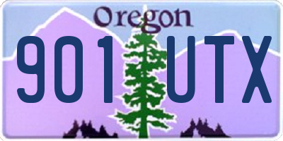 OR license plate 901UTX