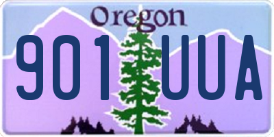 OR license plate 901UUA