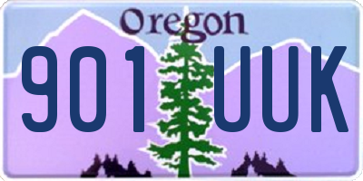 OR license plate 901UUK