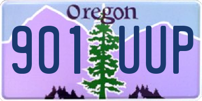 OR license plate 901UUP