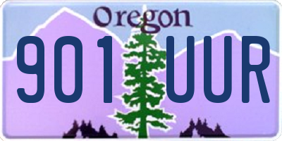 OR license plate 901UUR