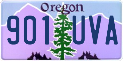OR license plate 901UVA