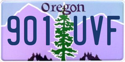OR license plate 901UVF