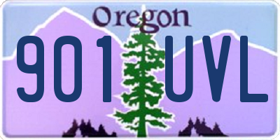 OR license plate 901UVL