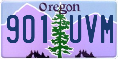 OR license plate 901UVM