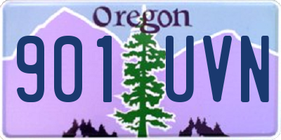 OR license plate 901UVN