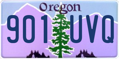 OR license plate 901UVQ