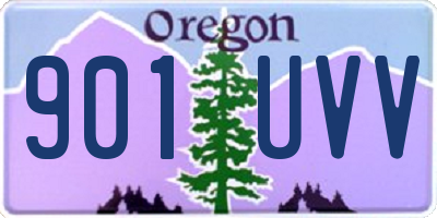 OR license plate 901UVV