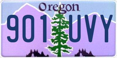 OR license plate 901UVY