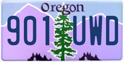 OR license plate 901UWD