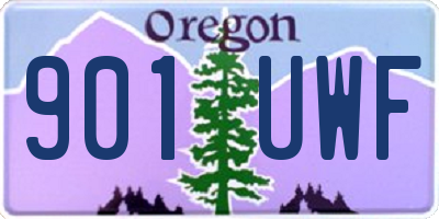 OR license plate 901UWF