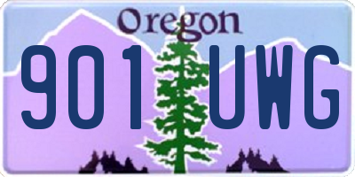 OR license plate 901UWG