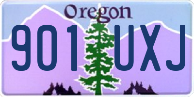 OR license plate 901UXJ
