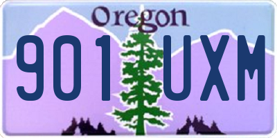 OR license plate 901UXM