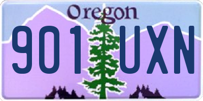 OR license plate 901UXN