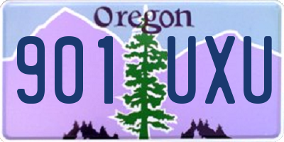 OR license plate 901UXU
