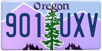 OR license plate 901UXV