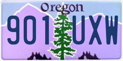 OR license plate 901UXW