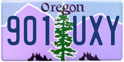 OR license plate 901UXY