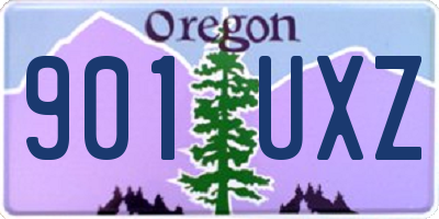 OR license plate 901UXZ
