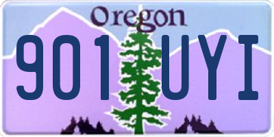 OR license plate 901UYI